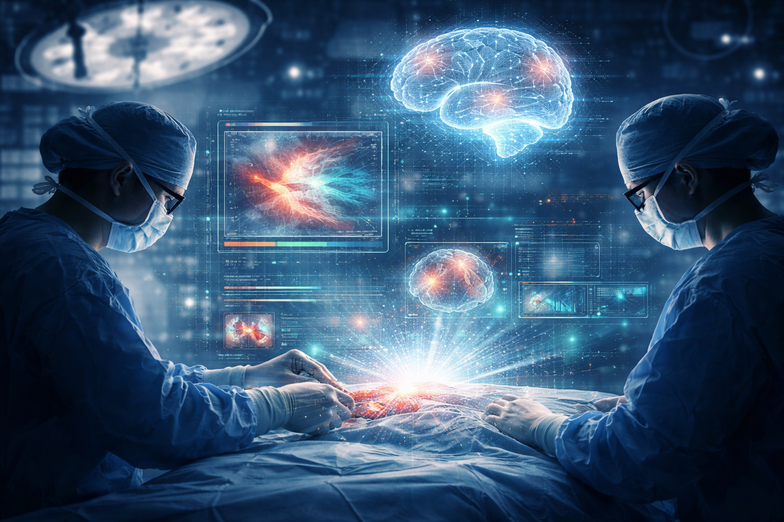 Illustration of visual artificial intelligence for surgical decision support